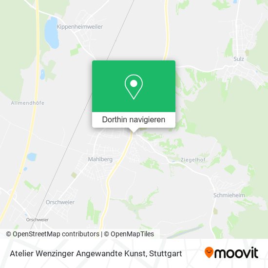 Atelier Wenzinger Angewandte Kunst Karte