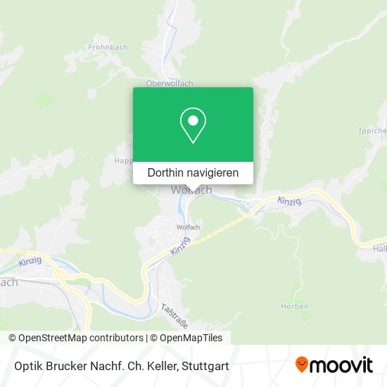 Optik Brucker Nachf. Ch. Keller Karte