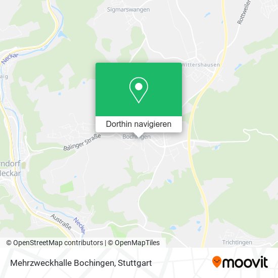 Mehrzweckhalle Bochingen Karte