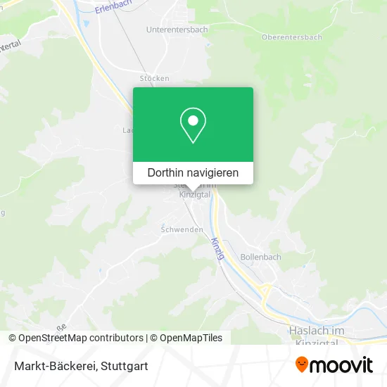 Markt-Bäckerei Karte