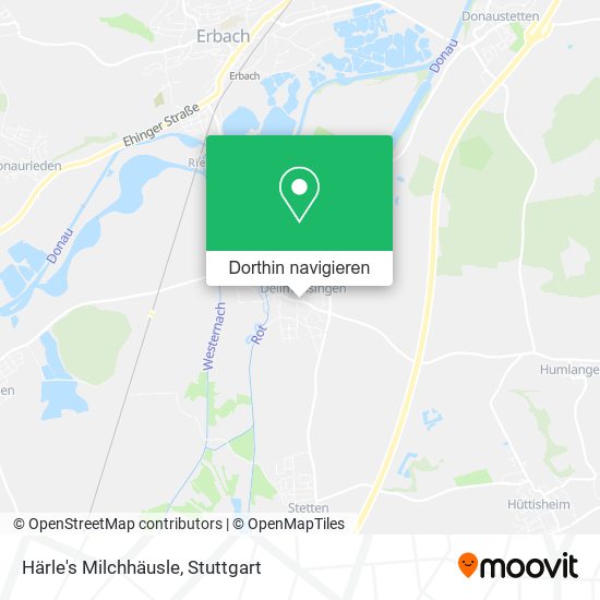 Härle's Milchhäusle Karte