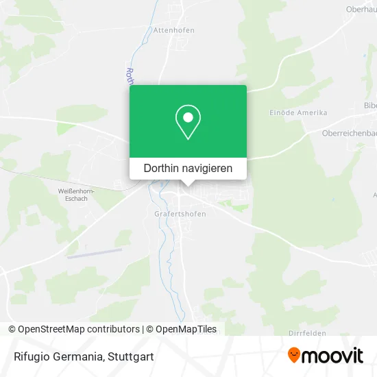 Rifugio Germania Karte