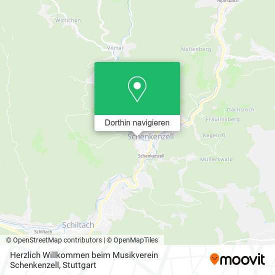 Herzlich Willkommen beim Musikverein Schenkenzell Karte