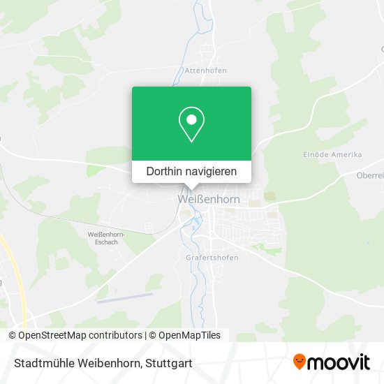 Stadtmühle Weibenhorn Karte