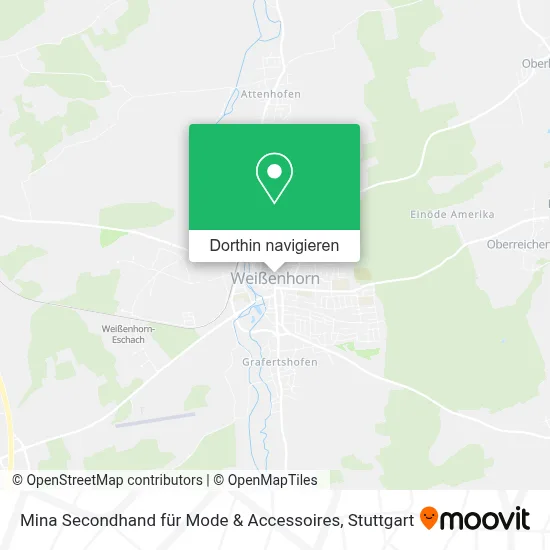 Mina Secondhand für Mode & Accessoires Karte