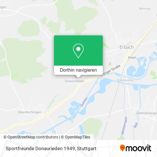 Sportfreunde Donaurieden 1949 Karte