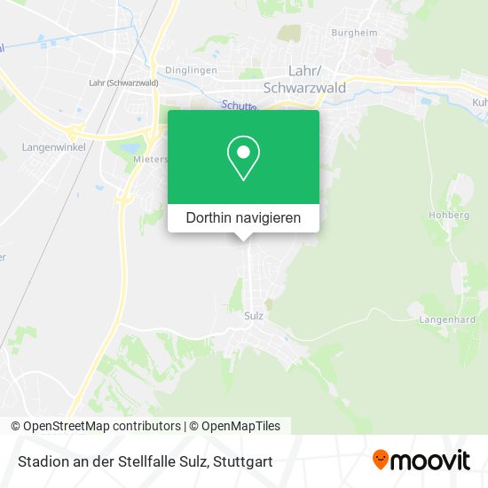 Stadion an der Stellfalle Sulz Karte