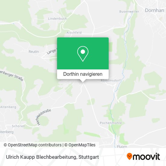 Ulrich Kaupp Blechbearbeitung Karte