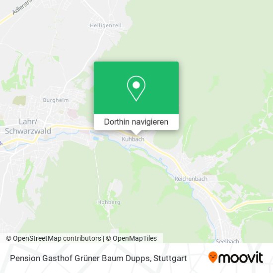 Pension Gasthof Grüner Baum Dupps Karte