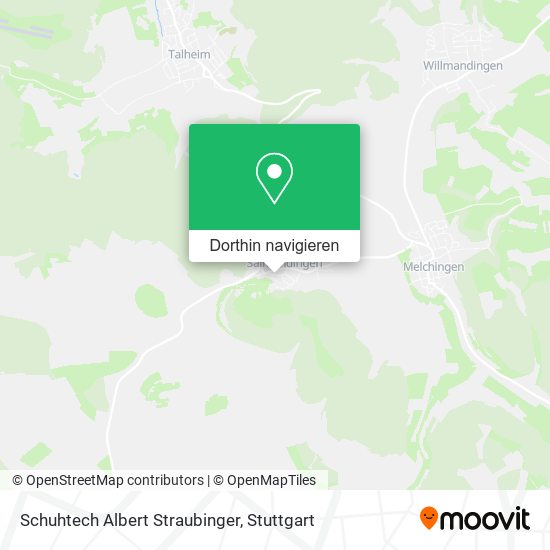 Schuhtech Albert Straubinger Karte
