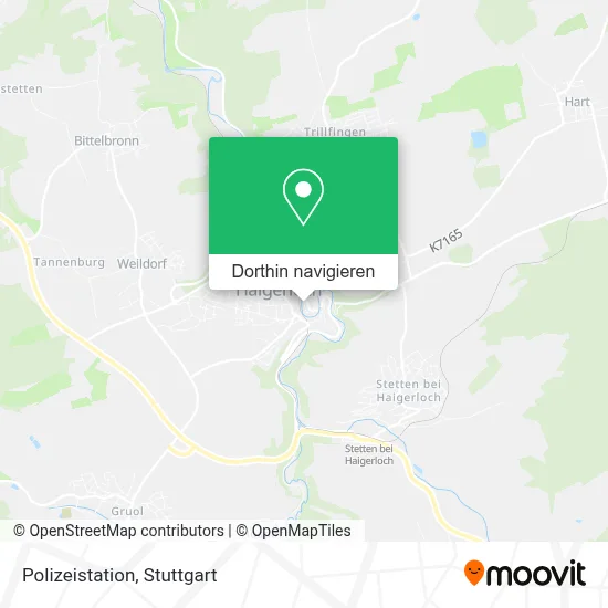 Polizeistation Karte