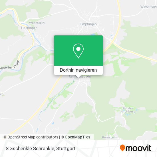 S'Gschenkle Schränkle Karte