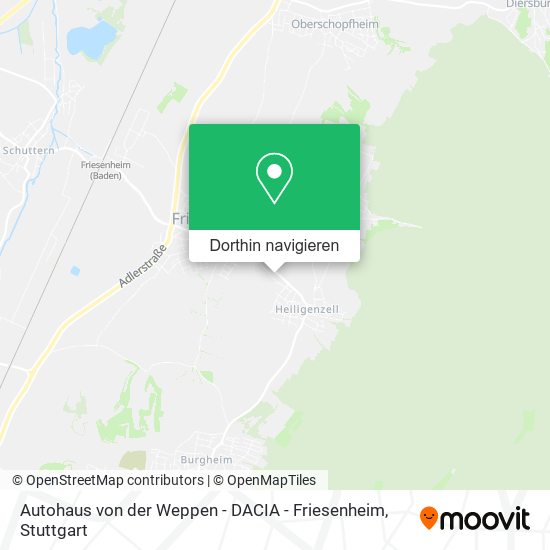 Autohaus von der Weppen - DACIA - Friesenheim Karte