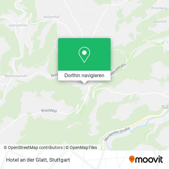 Hotel an der Glatt Karte