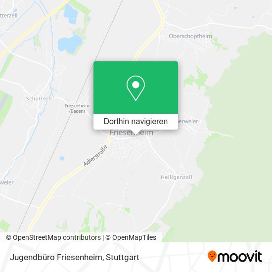 Jugendbüro Friesenheim Karte