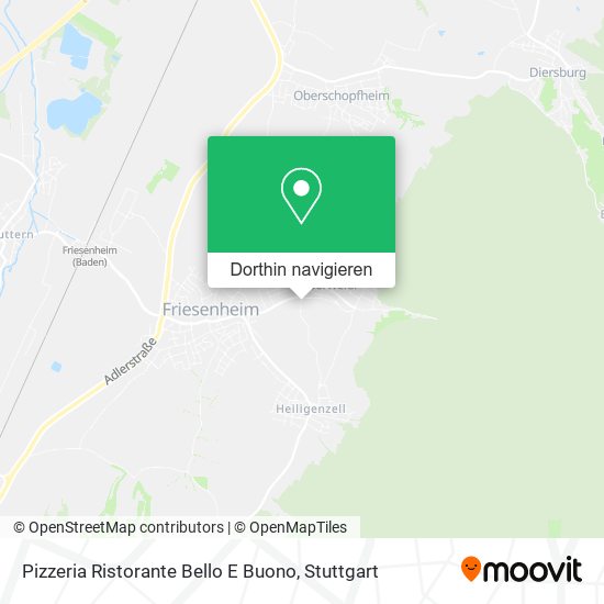 Pizzeria Ristorante Bello E Buono Karte