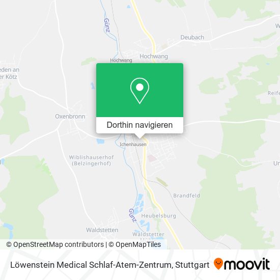 Löwenstein Medical Schlaf-Atem-Zentrum Karte