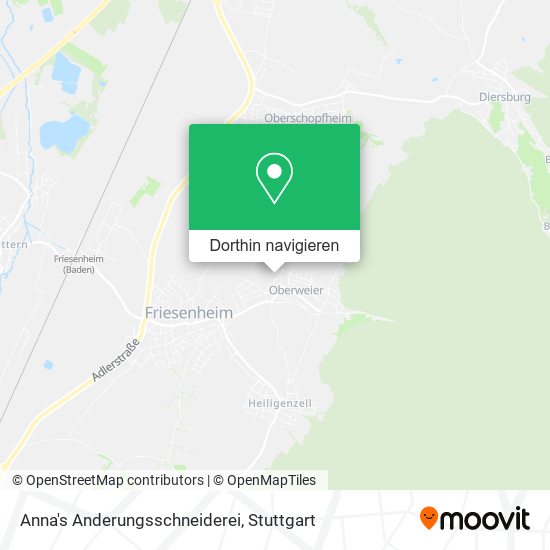 Anna's Anderungsschneiderei Karte