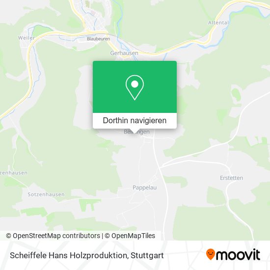 Scheiffele Hans Holzproduktion Karte
