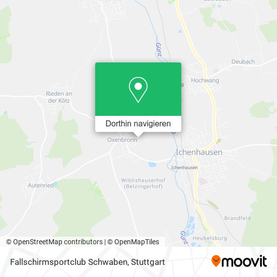 Fallschirmsportclub Schwaben Karte