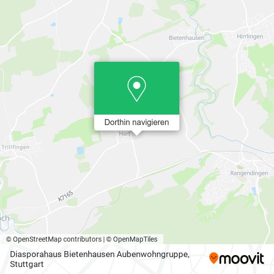 Diasporahaus Bietenhausen Aubenwohngruppe Karte