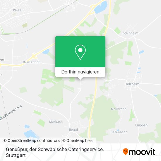 Genußpur, der Schwäbische Cateringservice Karte