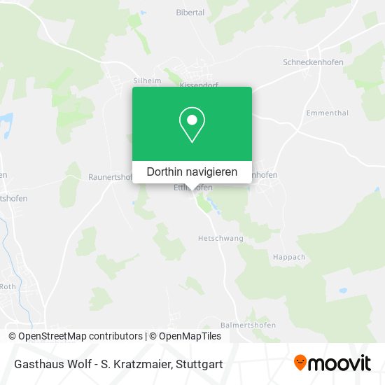 Gasthaus Wolf - S. Kratzmaier Karte