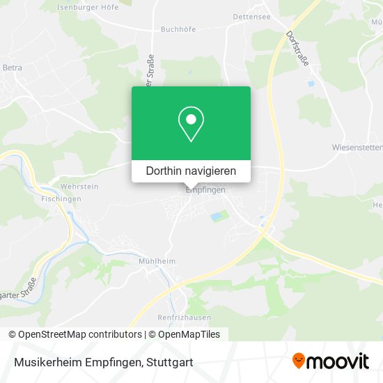 Musikerheim Empfingen Karte
