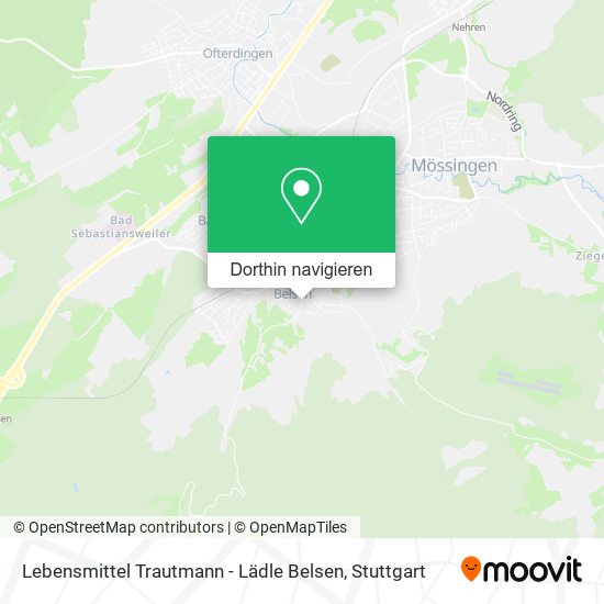 Lebensmittel Trautmann - Lädle Belsen Karte