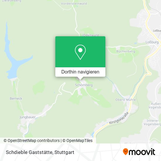Schdieble Gaststätte Karte