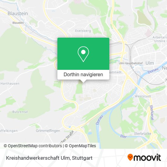 Kreishandwerkerschaft Ulm Karte