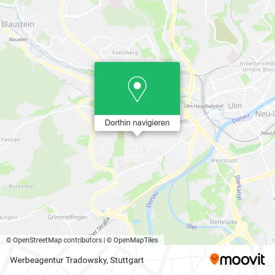 Werbeagentur Tradowsky Karte