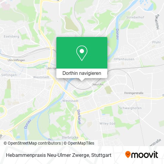 Hebammenpraxis Neu-Ulmer Zwerge Karte