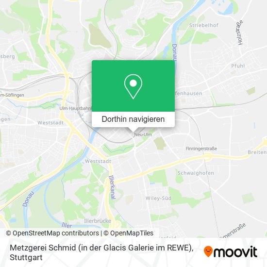 Metzgerei Schmid (in der Glacis Galerie im REWE) Karte