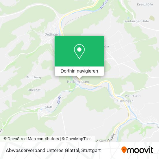 Abwasserverband Unteres Glattal Karte