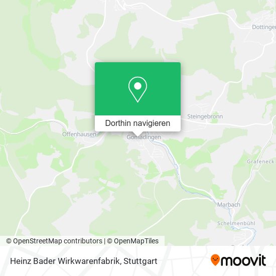 Heinz Bader Wirkwarenfabrik Karte