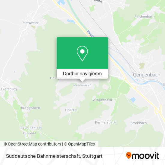 Süddeutsche Bahnmeisterschaft Karte