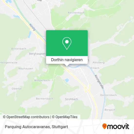 Parquing Autocaravanas Karte