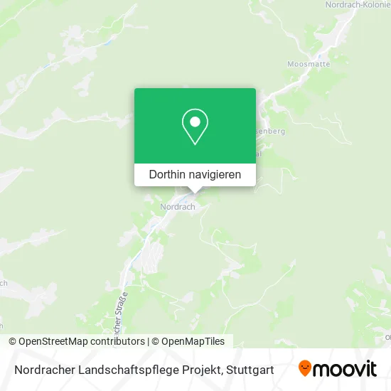 Nordracher Landschaftspflege Projekt Karte