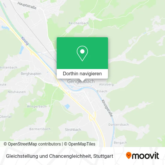 Gleichstellung und Chancengleichheit Karte