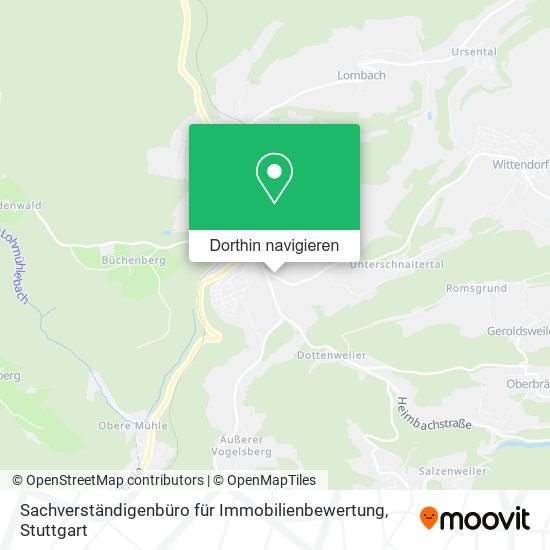 Sachverständigenbüro für Immobilienbewertung Karte