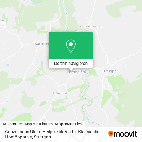 Conzelmann Ulrike Heilpraktikerin für Klassische Homöopathie Karte