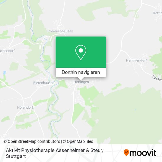 Aktivit Physiotherapie Assenheimer & Steur Karte
