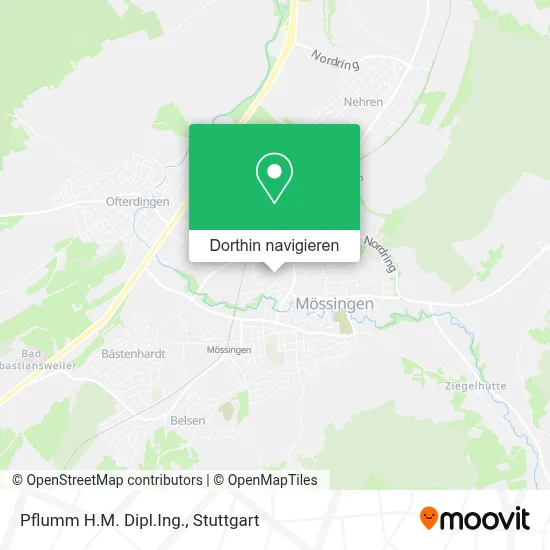 Pflumm H.M. Dipl.Ing. Karte