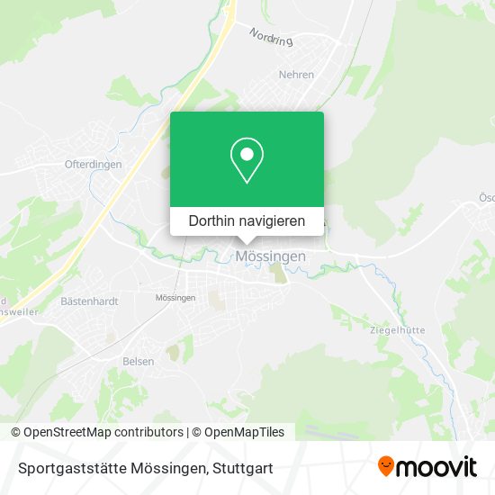 Sportgaststätte Mössingen Karte