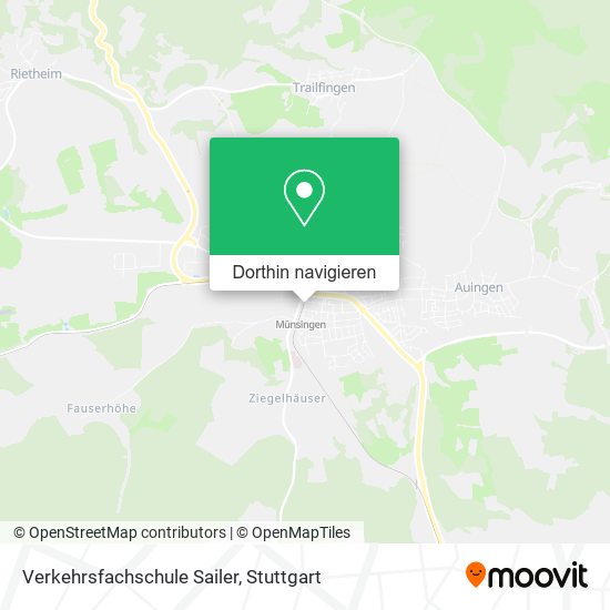 Verkehrsfachschule Sailer Karte