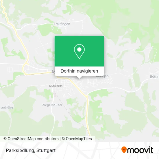 Parksiedlung Karte