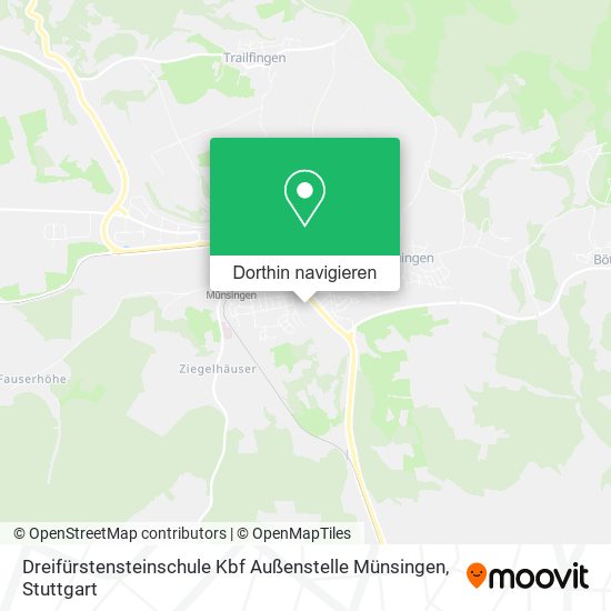 Dreifürstensteinschule Kbf Außenstelle Münsingen Karte