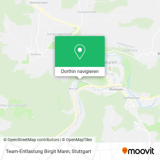 Team-Entlastung Birgit Mann Karte