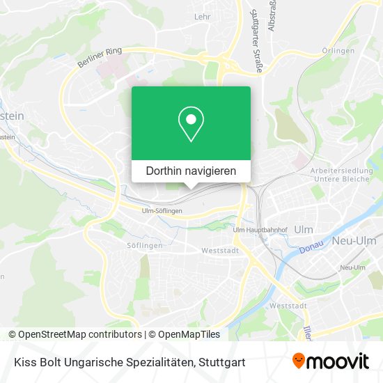 Kiss Bolt Ungarische Spezialitäten Karte